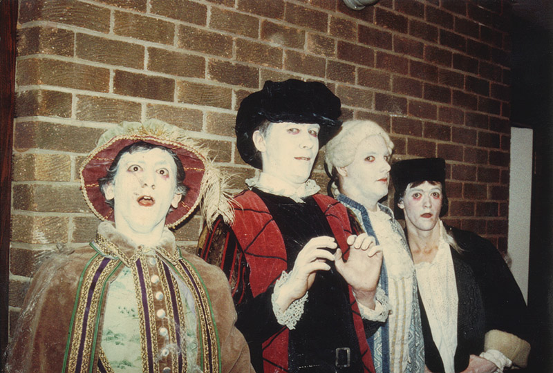 Ruddigore at the Theatre in Eastwood and the Malcome. Includes Graham Russell and Alistair McFadyen.The young man on the left is Armando Iannucci OBE of 'The Thick of It' fame and the Oscar nominated screenplay for the film 'In the Loop'. He went to Glasgow University for a year to gain entry to Oxford University, and was a member of the Cecilians at that time.