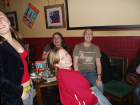 Pubcrawl. Becky Barnes, Nicola Coffield, ?, Graeme Cain